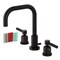 Kingston Brass FSC8935DKL Kaiser Widespread Bathroom Faucet W/ Brass Pop-Up, Bronze FSC8935DKL - alternate 1